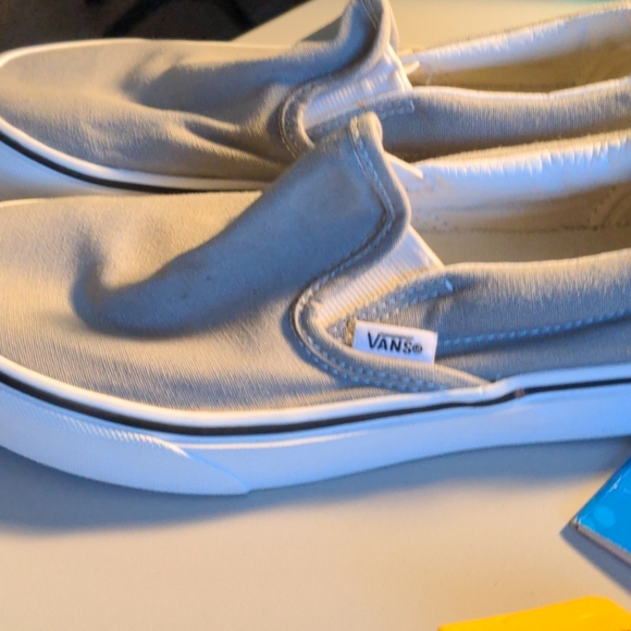 Vans 7 EUC gray white black classic - Picture 2 of 3